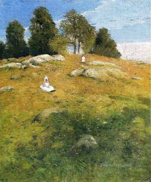  Summer Oil Painting - Summer Afternoon Shinnecock Landscape Julian Alden Weir